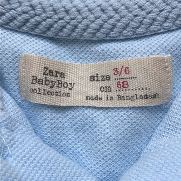 ZARA baby boy polo - size 3-6 months - Picture 5 of 5